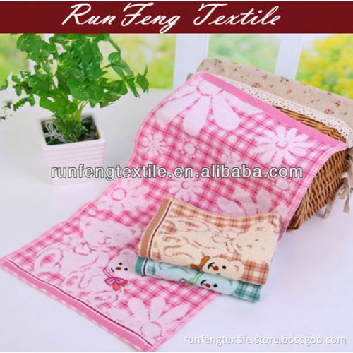 100% cotton lovely bear pattern towel